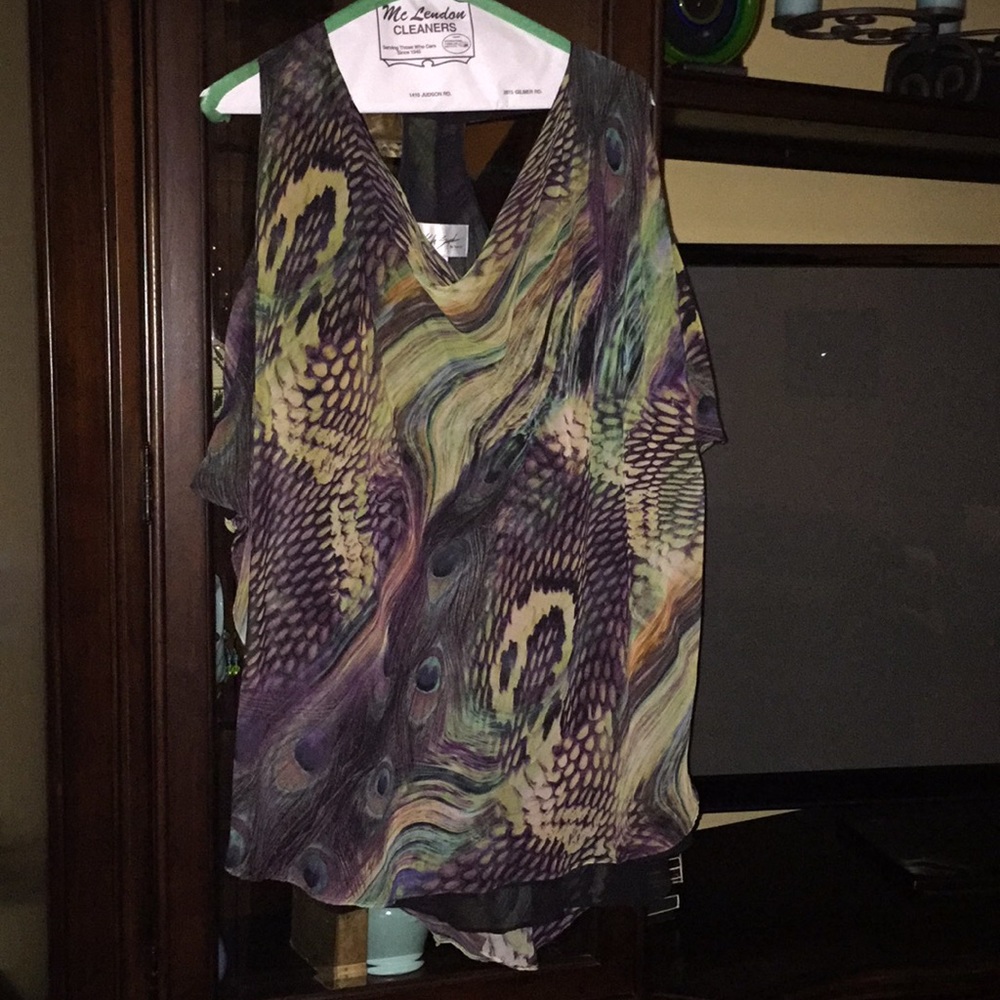 Linda Segal Cold Shoulder Blouse